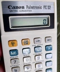 Canon Palmotronic Fc-32 Vintage Calculator Metric Converter. Fixed Price $5.78.