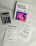Vntage Commodore Minuteman 6/6x Desktop Electronic Calculator & Manual Boxed Set. Fixed Price $29.50.