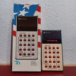 Rockwell Calculator Model 76 Bicentennial In Original Box 76r-s01 Tested/works. Fixed Price $17.49.
