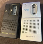 Vintage Toshiba Kt-1310 & Kt-1300 Tape Recorders. Fixed Price $40.00.