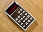 Vintage Texas Instruments Exactra 21 Calculator - Red Led Display. Fixed Price $120.00.
