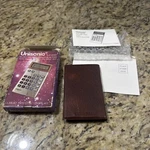Unisonic Lc-200 Ultra Thin Lcd Pocket Size Calculator - Working New Old Stock. Fixed Price $16.80.