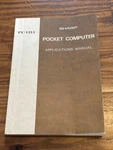 Sharp Pc-1211 Pocket Computer Applications Manual Book. Fixed Price $20.00.