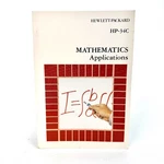Hp-34c Mathematics Applications Book 1981 00034-90032 For Vintage Calculators. Fixed Price $49.99.
