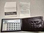 Vtg Compex Lc126 Solar Credit Card Size Calculator W/case & Instructions Taiwan. Fixed Price $24.99.