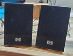 Hp H-204b Usb Powered Thin Flat Desk Wall Speakers 466352-003- Black. Fixed Price $13.50.