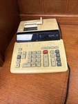 Sharp Compet Cs-2194 Printing Desktop Calculator Electronic Calculating Machine. Fixed Price $25.00.