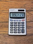 Sharp Elsi Mate El- 377s Twin Power Calculator Vintage. Fixed Price $14.95.