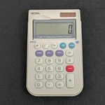 Vintage Royal Ideas Ld40 Calculator Easy View 8 Digit Tilt Display Solar Battery. Fixed Price $10.00.