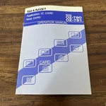 Sharp Wizard Electronic Organizer Oz-780 Manual Only. Fixed Price $5.27.