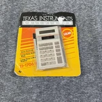 Vintage Texas Instruments Ti-1706 Ii Solar Pocket Basic Calculator Nos Sealed. Fixed Price $12.95.