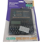 Sharp El-6690b Memo Master 64kb Electronic Organizer Backlight 3-line Display Ne. Fixed Price $10.39.