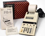 Canon P10-d Vintage Printing Calculator Adding Machine Works W/ Box Manual Retro. Fixed Price $19.99.